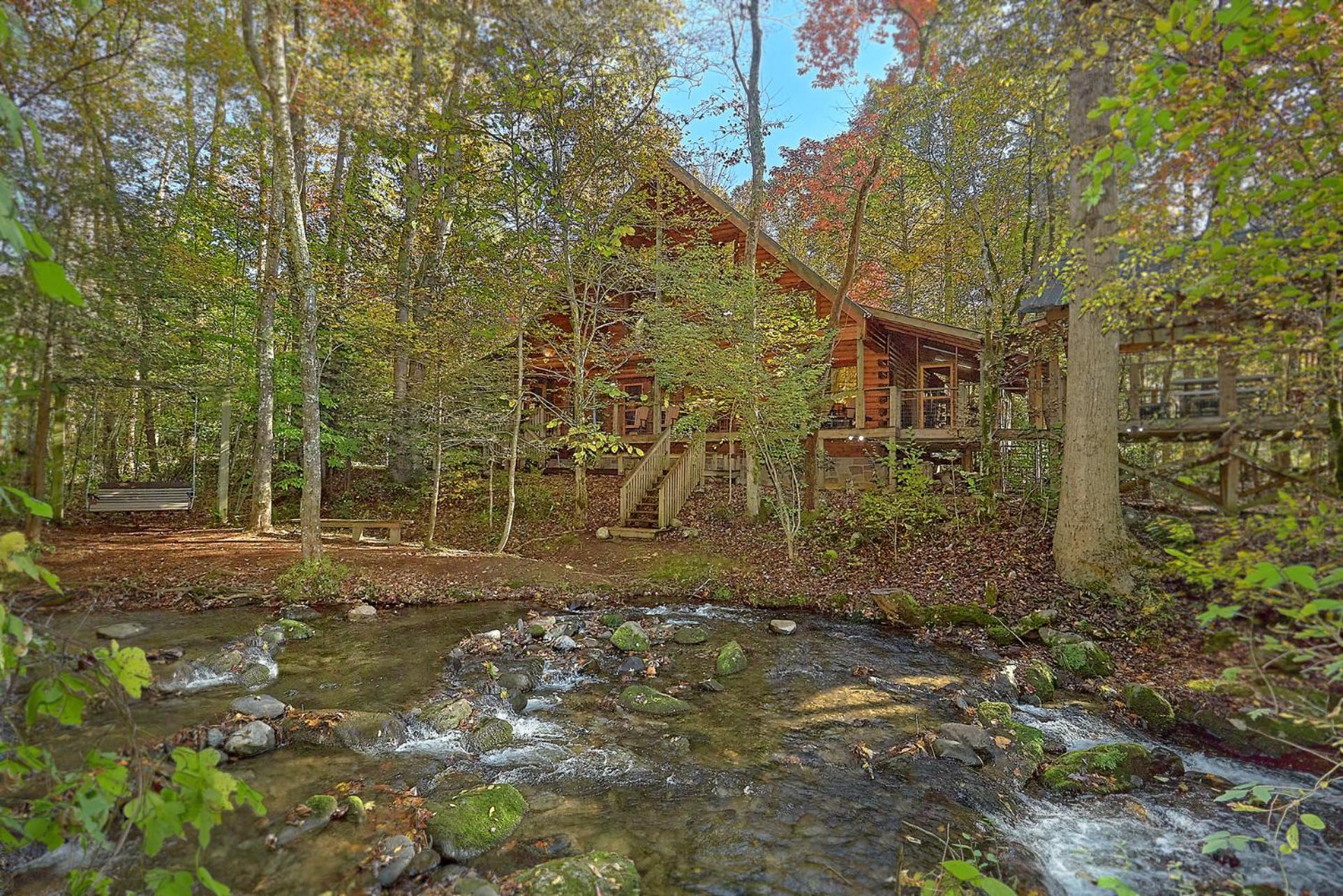 Creeksong Holiday Home Gatlinburg Esterno foto